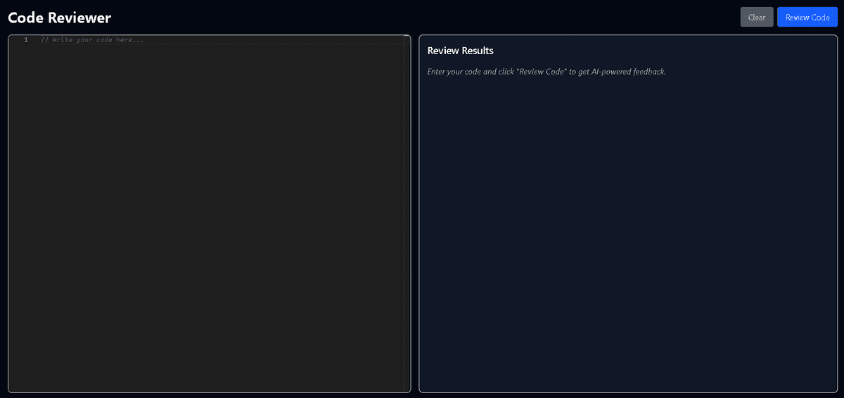 Ai-Code-Reviewer preview