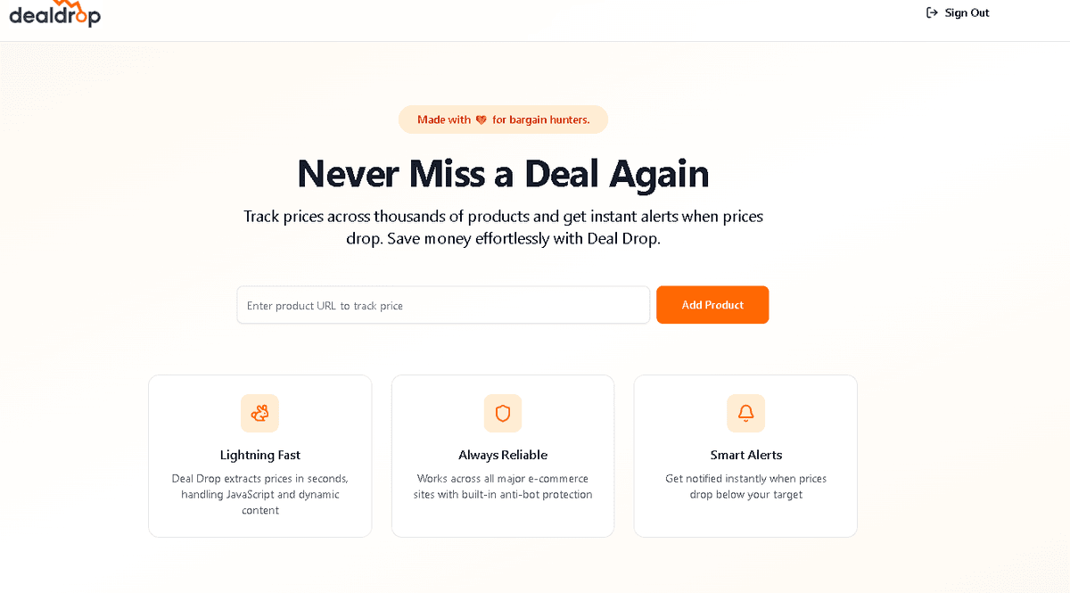 Deal-Drop preview